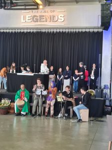 Pfarrfest in der Hall of Legends am Weingut Scheiblhofer